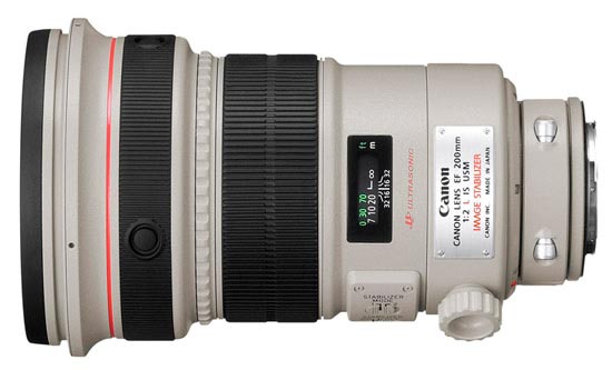 Canon EF 200mm f/2 L IS USM p Objektivguiden ()