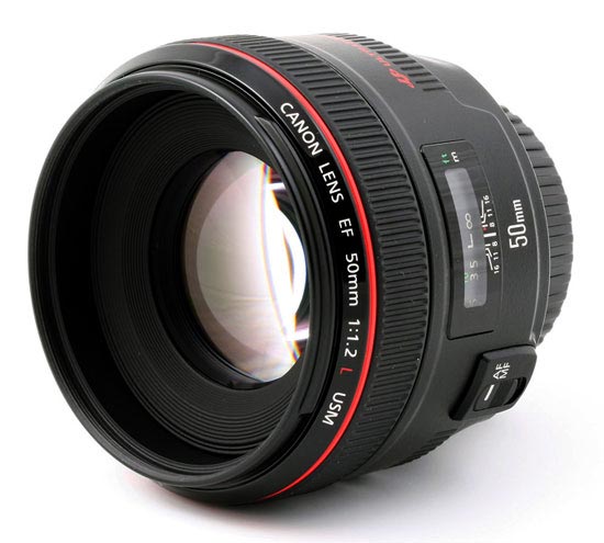 Canon EF 50mm f/1,2 L USM  p Objektivguiden ()
