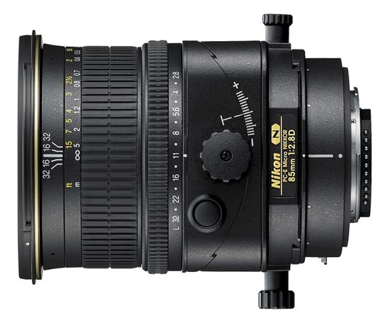 Nikon PC-E 85mm f/2,8 D ED p Objektivguiden ()